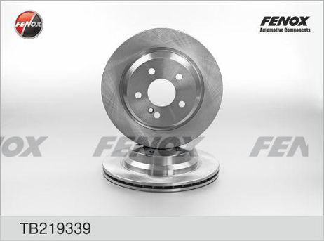 фото Fenox TB219339 Диск тормозной | зад прав/лев | Fenox TB219339 Диск тормозной | зад прав/лев |