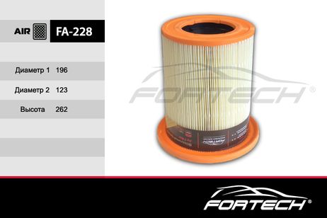 фото FORTECH FA228 Фильтр воздушный дв.Cummins г-3302 Бизнес next Евро-4 fortech FORTECH FA228 Фильтр воздушный дв.Cummins г-3302 Бизнес next Евро-4 fortech