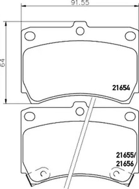 фото Hella 8DB355027141 Колодки тормозные дисковые | перед | Hella 8DB355027141 Колодки тормозные дисковые | перед |