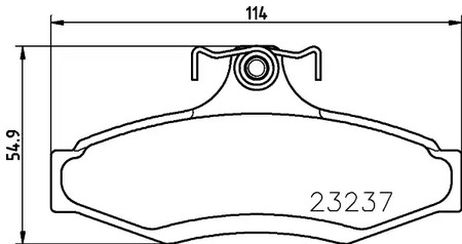 фото Hella 8DB355027441 Колодки тормозные дисковые | зад | Hella 8DB355027441 Колодки тормозные дисковые | зад |