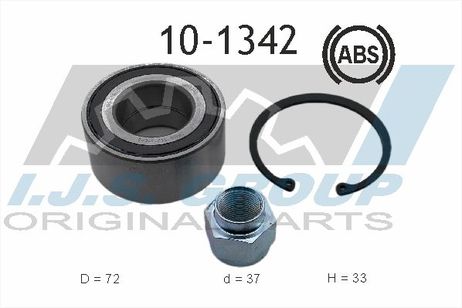 фото IJS 101342 Подшипник ступичный peugeot: 207 1.4/1.6 16V VTi 0 IJS 101342 Подшипник ступичный peugeot: 207 1.4/1.6 16V VTi 0