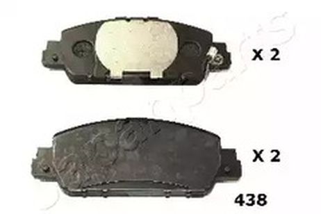 фото Japanparts PA438AF Колодки тормозные дисковые передн Honda Accord all Japanparts PA438AF Колодки тормозные дисковые передн Honda Accord all