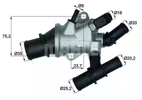 фото Knecht TI16288 Термостат Knecht TI16288 Термостат