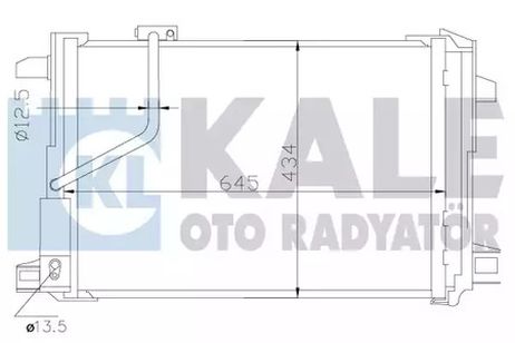 фото Kale oto Radyator 343030 Конденсер MB w204 07- Kale oto Radyator 343030 Конденсер MB w204 07-