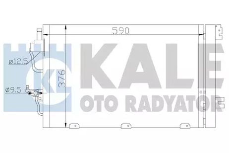 фото Kale oto Radyator 393400 Конденсер с осуш. OP Astra h 04- мкпп Kale oto Radyator 393400 Конденсер с осуш. OP Astra h 04- мкпп