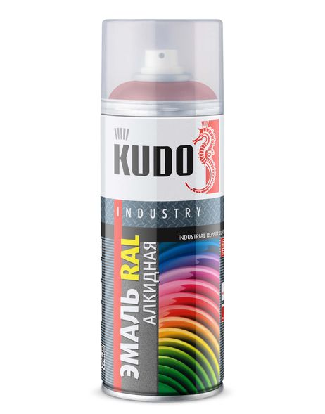 фото KUDO KU-03020 Эмаль универсальная алкидная RAL Красная насыщенная RAL 3020 520 мл KUDO KU-03020 Эмаль универсальная алкидная RAL Красная насыщенная RAL 3020 520 мл