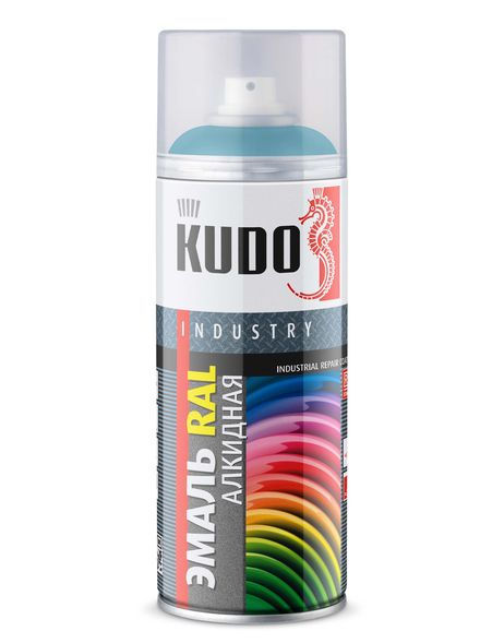 фото KUDO KU-05015 Эмаль универсальная алкидная RAL Небесно-голубая RAL 5015 520 мл KUDO KU-05015 Эмаль универсальная алкидная RAL Небесно-голубая RAL 5015 520 мл