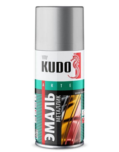фото KUDO KU-1029.1 Эмаль универсальная металлик silver finish Бронза 210 мл KUDO KU-1029.1 Эмаль универсальная металлик silver finish Бронза 210 мл