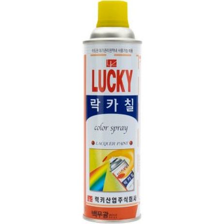 фото Lucky Lc-350 Краска-аэрозоль желтая глянцевая 530мл (40шт/уп) в Lucky Lc-350 Краска-аэрозоль желтая глянцевая 530мл (40шт/уп) в