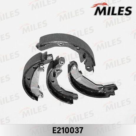 Miles E210037 Колодки торм.бар.CHEVROLET spark 0.8-1.0 05-/daewoo matiz 0.8-1.0 98-