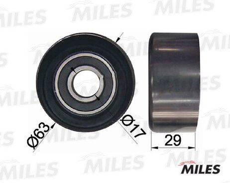 Miles AG03007 Ролик ремня приводного opel astra h/zafira 1.6/1.8