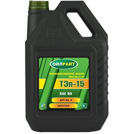 фото OILRIGHT 2555 Тэп-15 Нигрол 5л 2555 масло трансм-ое oilright OILRIGHT 2555 Тэп-15 Нигрол 5л 2555 масло трансм-ое oilright