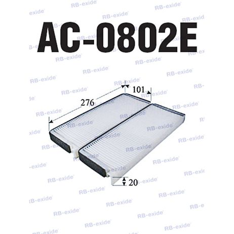 фото Rb-exide AC0802E Ac-0802e 68120-0803a (фильтр салонный) Rb-exide AC0802E Ac-0802e 68120-0803a (фильтр салонный)