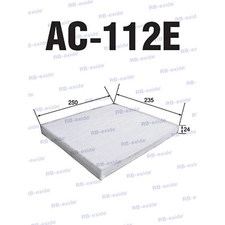 фото Rb-exide AC112E Ac-112e cu2544 (фильтр салонный) Rb-exide AC112E Ac-112e cu2544 (фильтр салонный)