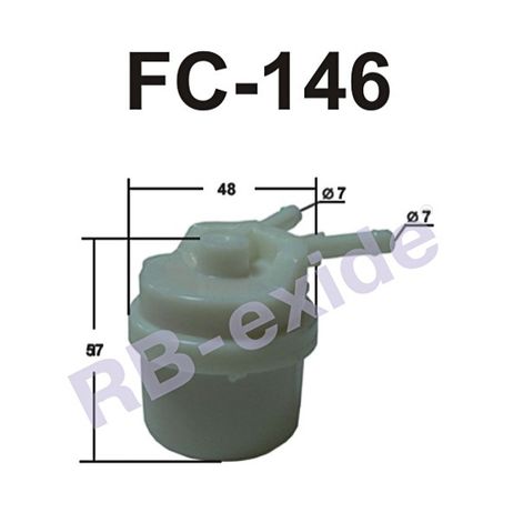 фото Rb-exide FC146 Fc-146 23300-15010 (50 шт) (фильтр топливный) Rb-exide FC146 Fc-146 23300-15010 (50 шт) (фильтр топливный)