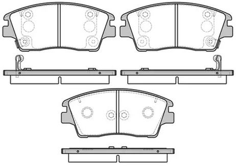 фото Remsa 167602 1676 02_колодки дисковые передние! Hyundai Tucso Remsa 167602 1676 02_колодки дисковые передние! Hyundai Tucso
