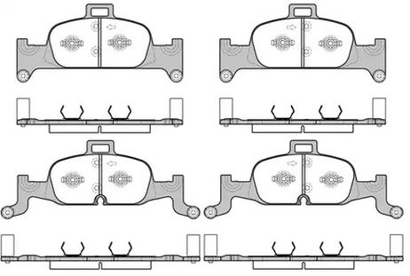 фото Remsa 169100 1691 00_колодки дисковые п.! Audi A4 15> | перед | Remsa 169100 1691 00_колодки дисковые п.! Audi A4 15> | перед |
