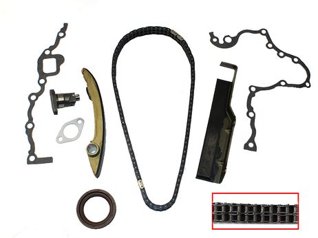 фото SAT TKMB204E Комплект для замены цепи ГРМ mitsubishi pajero/delica 4m40 93- цепь однорядная SAT TKMB204E Комплект для замены цепи ГРМ mitsubishi pajero/delica 4m40 93- цепь однорядная