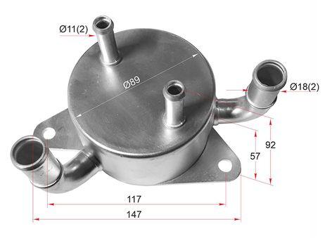 фото SAT STFSKC199F0 Радиатор масляный mazda 3 09-/mazda 5 10- SAT STFSKC199F0 Радиатор масляный mazda 3 09-/mazda 5 10-