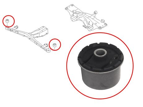 фото SAT ST41322AC060 Сайлентблок подушки дифферинцыала subaru forester 96-07impreza 92-07legacy 89-98 SAT ST41322AC060 Сайлентблок подушки дифферинцыала subaru forester 96-07impreza 92-07legacy 89-98