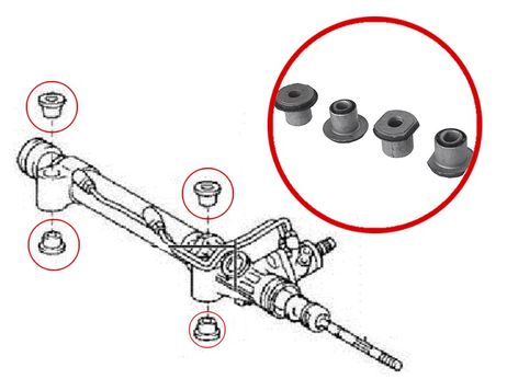 фото SAT ST4420035061B Сайлентблок рулевой рейки (комплект) toyota land cruiser prado /hilux surf/4runner 02-09/lexus gx470 SAT ST4420035061B Сайлентблок рулевой рейки (комплект) toyota land cruiser prado /hilux surf/4runner 02-09/lexus gx470