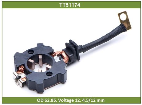 фото Tesla TT51174 Щетки стартера MMC в сборе TT Tesla TT51174 Щетки стартера MMC в сборе TT