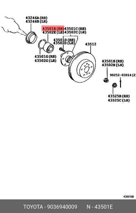 фото Toyota 90369-40009 Подшипник FR ступицы toyota vitz,ractis,belta 05- | перед | Toyota 90369-40009 Подшипник FR ступицы toyota vitz,ractis,belta 05- | перед |