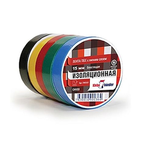 фото Китай TIK905T Изолента 19 мм х 20 м синяя Klebebander Китай TIK905T Изолента 19 мм х 20 м синяя Klebebander