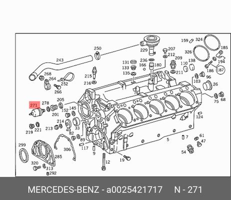 фото Mercedes 25421717 Датчик давления масла мб 5bar (002 542 17 17)2-х конт Mercedes 25421717 Датчик давления масла мб 5bar (002 542 17 17)2-х конт