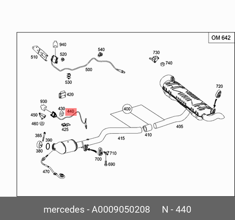 фото Mercedes A0009050208 Датчик оксидов озота Mercedes A0009050208 Датчик оксидов озота