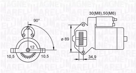 фото Magneti Marelli 063721421010 Стартер Magneti Marelli 063721421010 Стартер