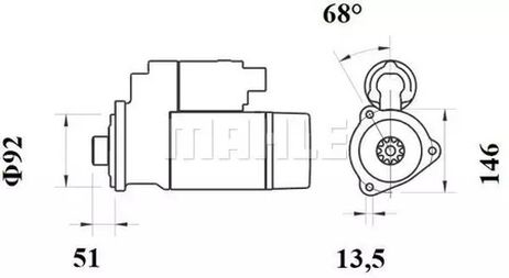 фото Knecht MS 761 Стартер Knecht MS 761 Стартер
