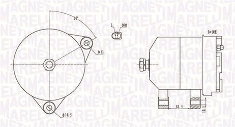 Magneti Marelli 063731915010 Генератор HCV