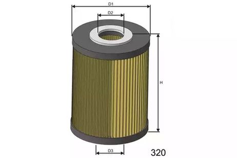 фото MISFAT L140 Фильтр масляный вставка MISFAT L140 Фильтр масляный вставка