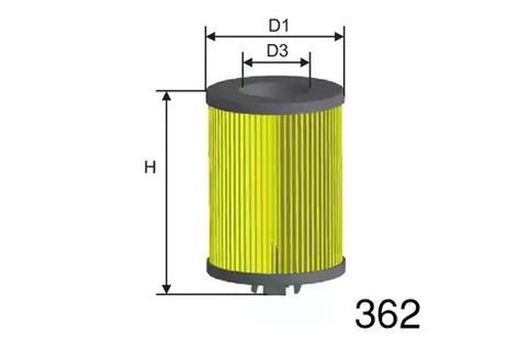 фото MISFAT L155 Фильтр масляный вставка MISFAT L155 Фильтр масляный вставка