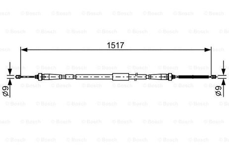 Bosch 1 987 482 639 Трос