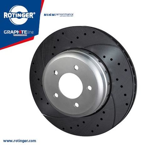 ROTINGER RT 71010HP-GL T5 Диск тормозной графитовый высокоуглеродистый с перфорацией и насечками двухсоставной