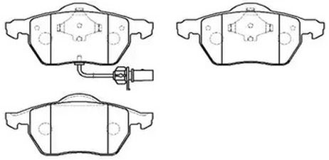 фото HSB HP9482 Колодки тормозные дисковые volvo: s70, V70 HSB HP9482 Колодки тормозные дисковые volvo: s70, V70