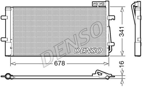 Denso DCN02035 Конденсатор