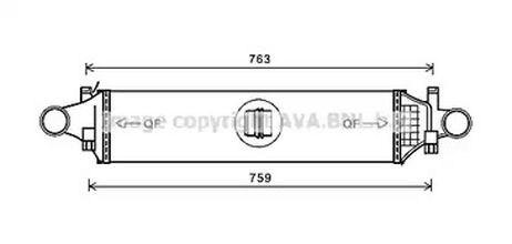фото AVA MSA4659 Теплообменник AVA MSA4659 Теплообменник