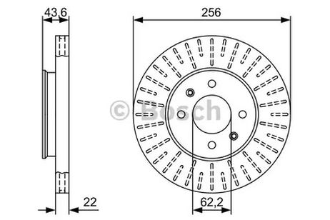 фото Bosch 0 986 479 V96 Диск тормозной | перед | Bosch 0 986 479 V96 Диск тормозной | перед |