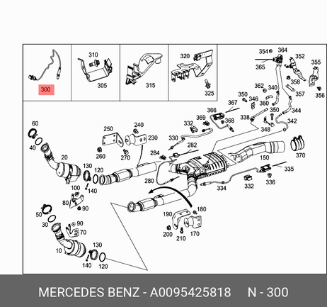 фото Mercedes A 009 542 58 18 Датчик кислородный Mercedes A 009 542 58 18 Датчик кислородный