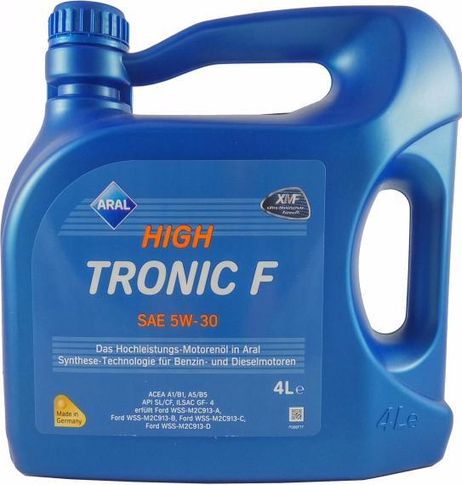 фото ARAL 10334 Aral масло High Tronic f 5w-30 (synt) 4л.* ARAL 10334 Aral масло High Tronic f 5w-30 (synt) 4л.*