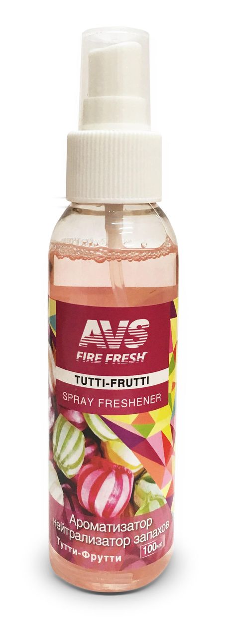 фото AVS A78844S Ароматизатор аэрозольный (Тутти-фрутти) (100 мл) AVS Stop Smell (afs-012) AVS A78844S Ароматизатор аэрозольный (Тутти-фрутти) (100 мл) AVS Stop Smell (afs-012)