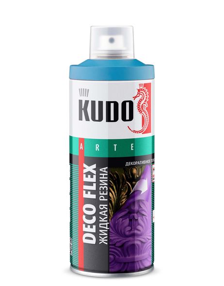 фото KUDO KU-5305 Жидкая резина deco flex Голубая 520 мл KUDO KU-5305 Жидкая резина deco flex Голубая 520 мл