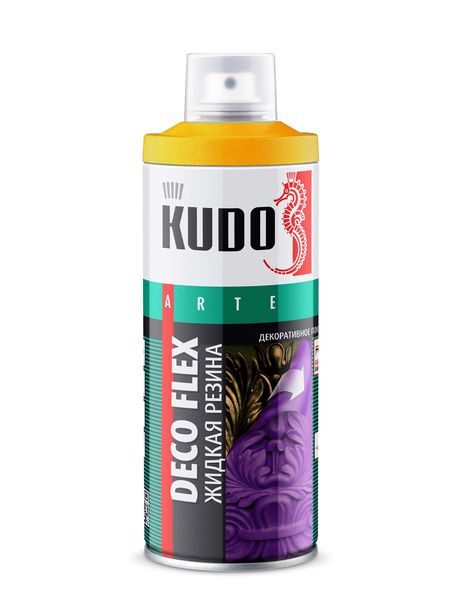фото KUDO KU-5331 Жидкая резина deco flex Золото 520 мл KUDO KU-5331 Жидкая резина deco flex Золото 520 мл