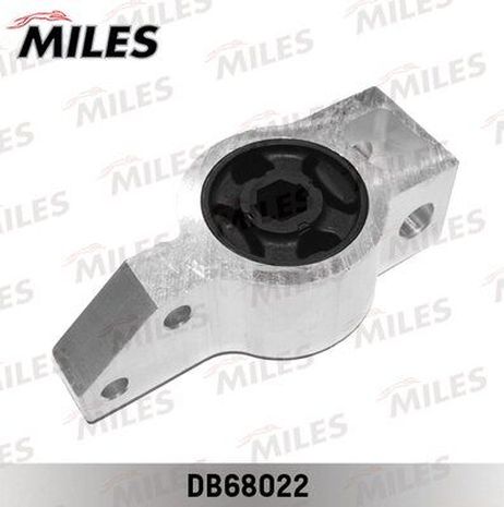 Miles DB68022 Сайлентблок рычага пер. подвески skoda octavia, VW golf v-vi задний правый с кронштейном