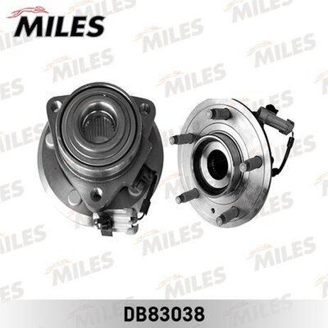 Miles DB83038 Ступица с подшипником передняя (5 шпилек) +abs, chevrolet captiva/opel antara 06-.