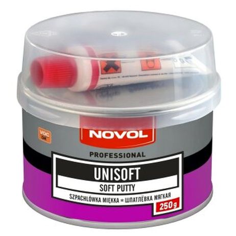 фото NOVOL Nvl-1150 Шпатлевка novol мягкая unisoft 0,25кг +отв.8g (1шт.х8g) 1/24 NOVOL Nvl-1150 Шпатлевка novol мягкая unisoft 0,25кг +отв.8g (1шт.х8g) 1/24
