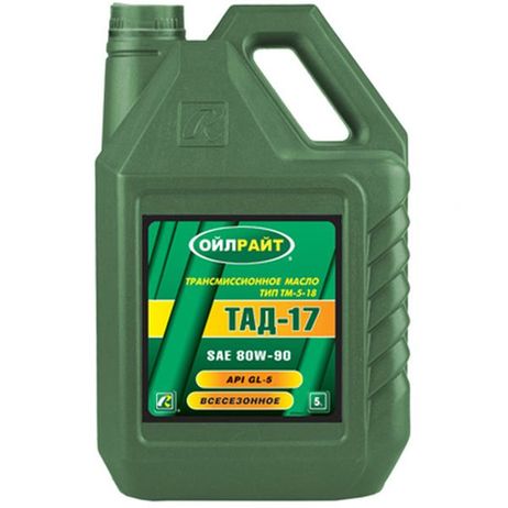 фото OILRIGHT 2 545 Масло OIL right тад-17 80w-90 gl-5 5л OILRIGHT 2 545 Масло OIL right тад-17 80w-90 gl-5 5л